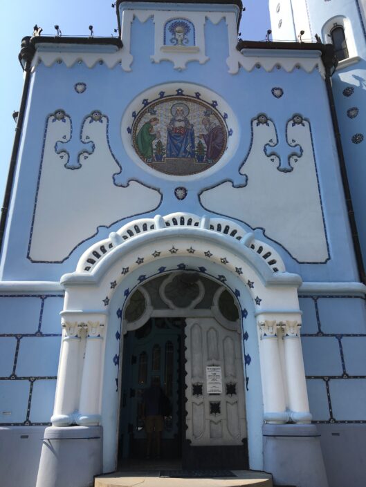 North entrance Blue Church